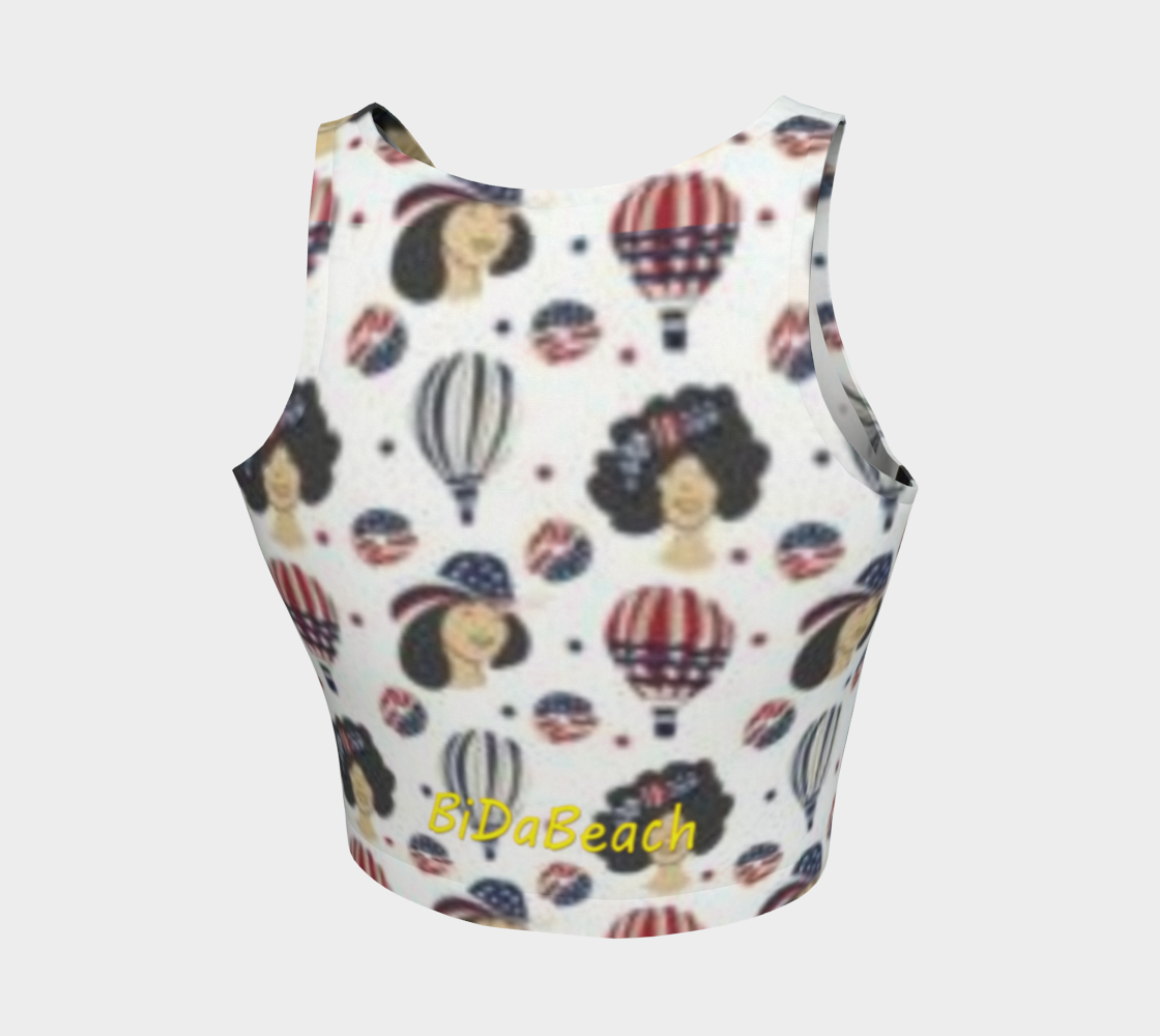 USA 250 Women's Independence Crop Top