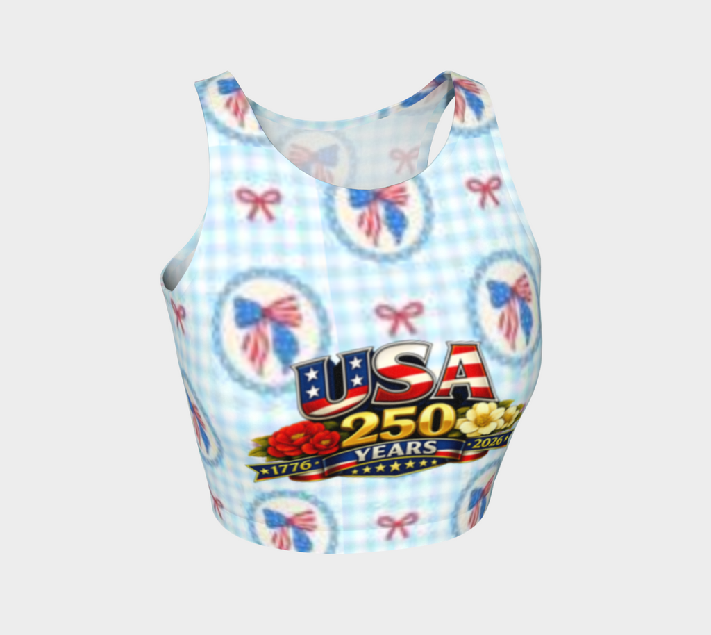 USA 250 Women's Crop Top