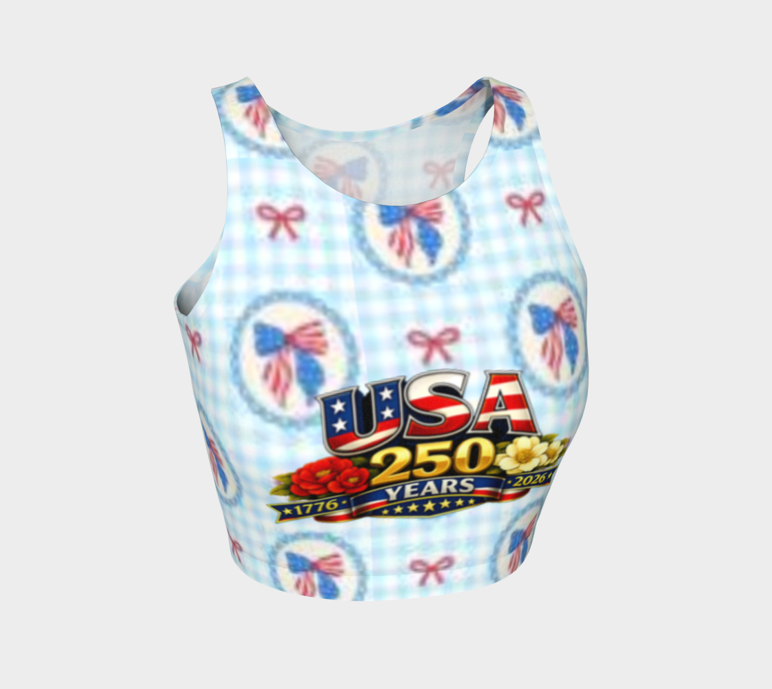 USA 250 Women's Crop Top
