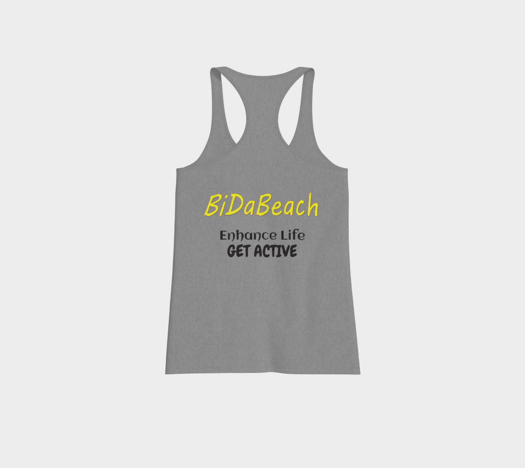 Neon Nights BidaBeach Women's Racerback Tank Top