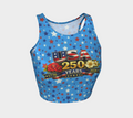 USA 250 Women's Glitter Stars Crop Top