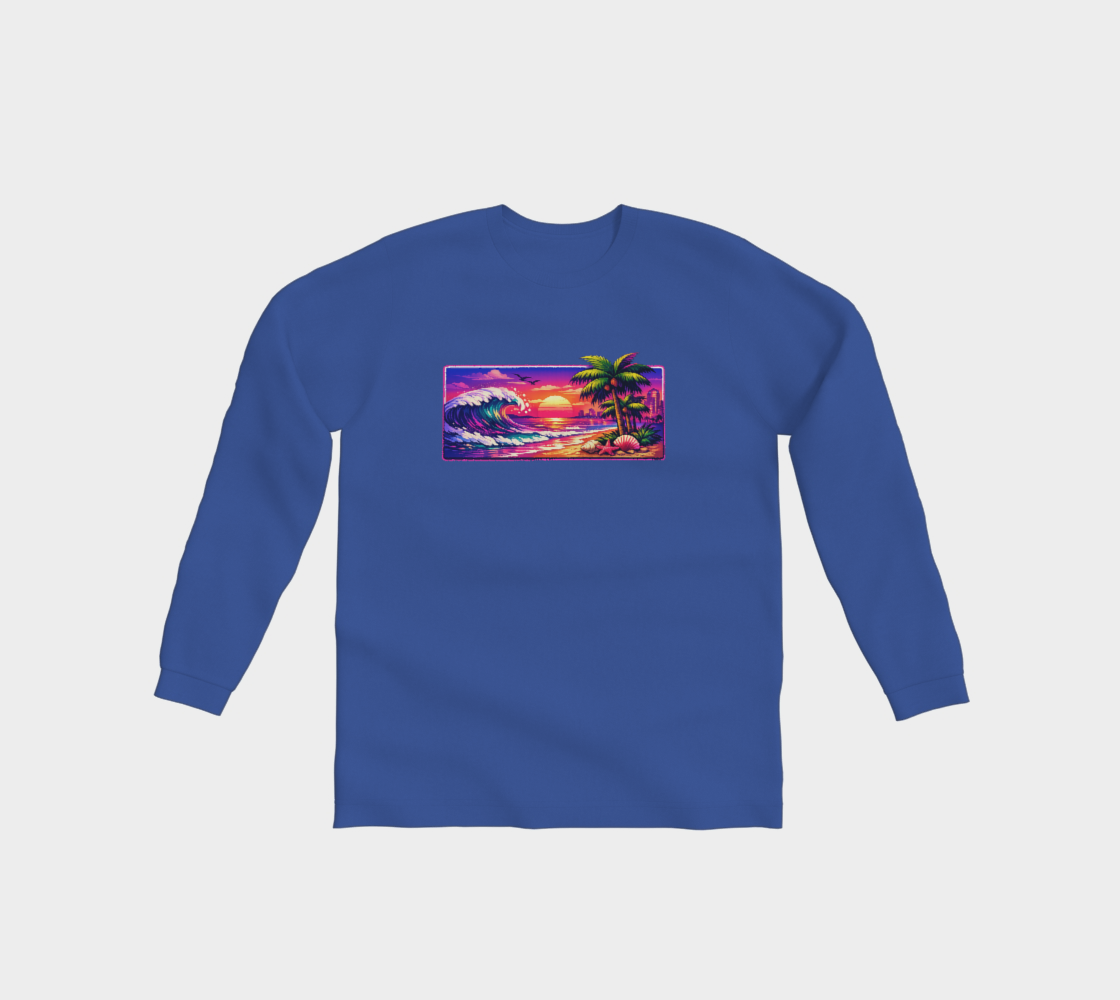 Neon Nights BidaBeach Long-Sleeve Tee